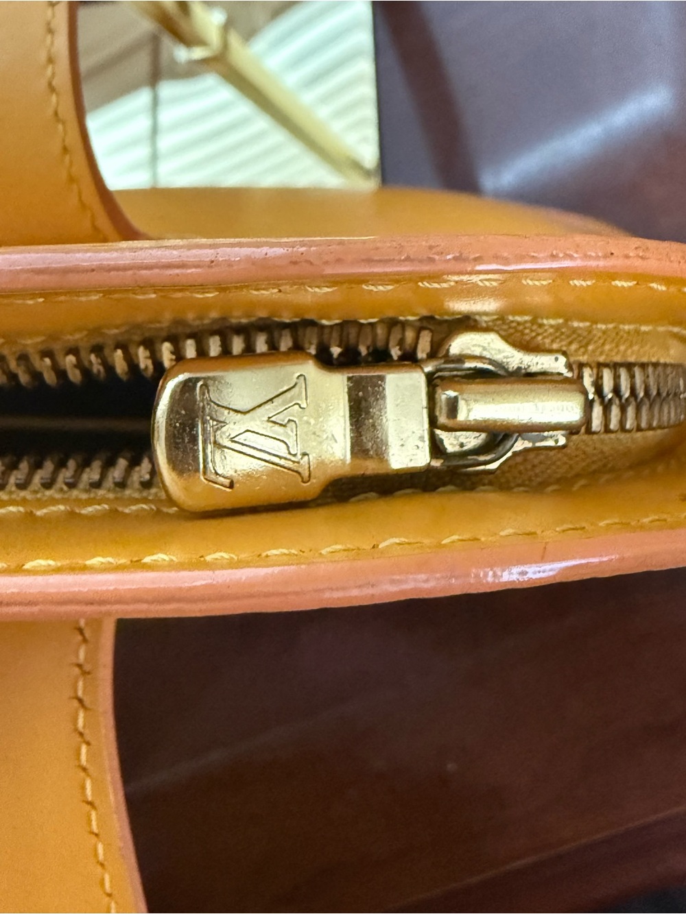 Louis Vuitton Lussac Yellow Epi Leather Shoulder Tote Bag VI953 Vintage France - Picture 3 of 6